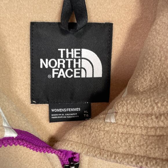 The North Face Denali Sweatshirt, Khaki stone/G white/Purple cactus XL - Picture 4 of 9